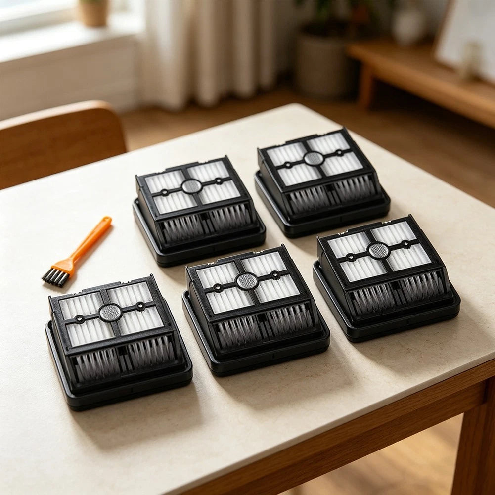 5 HEPA Filters for Dreame H12 Pro Wet Dry Vacuum Cleaner (H12 Models)