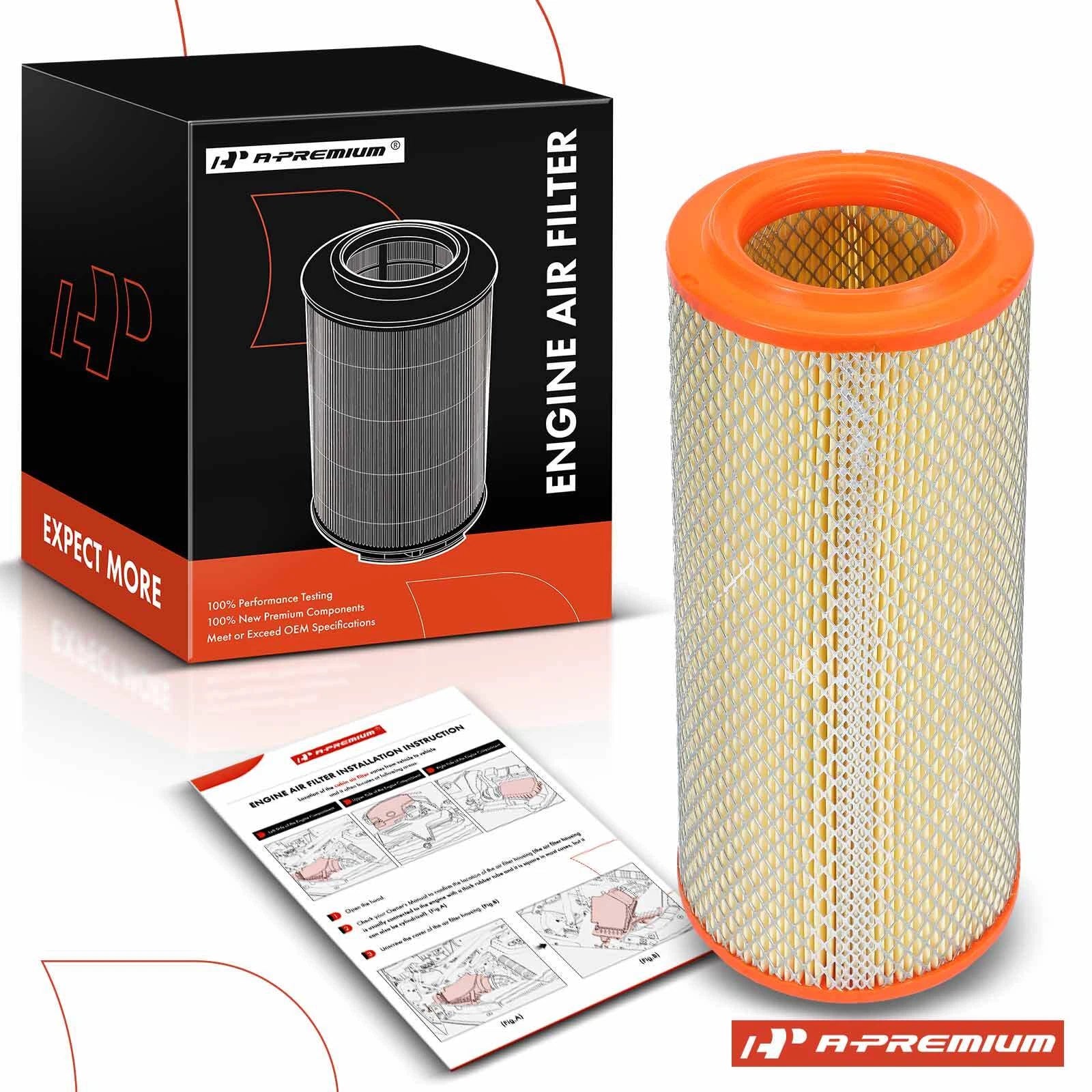 Engine Air Filter for Chevy Express 1500, 2500 & GMC Savana (2001–2014)