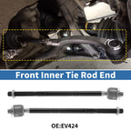2 Pcs Front Inner Tie Rod End Links for Toyota Matrix (2003–2008) No.EV424
