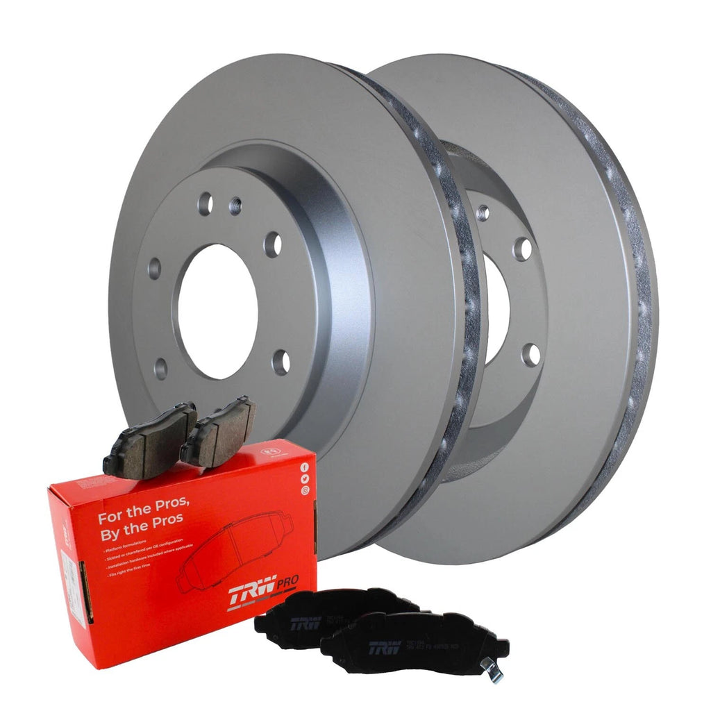 Front Brake Kit 305mm Rotors & TRW Pro Ceramic Pads for Buick Chevy GMC (2000–2009)