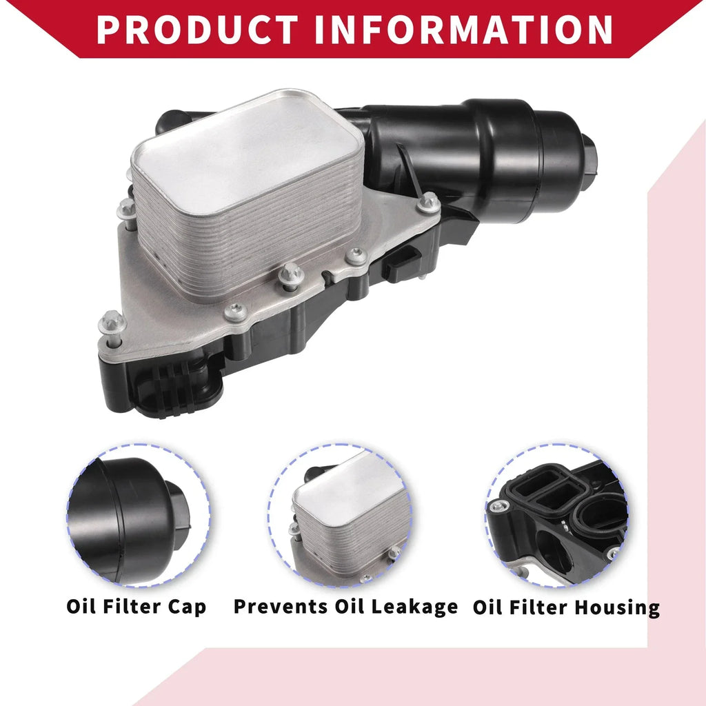 Engine Oil Cooler Filter Housing with Bolt for BMW I8 X1