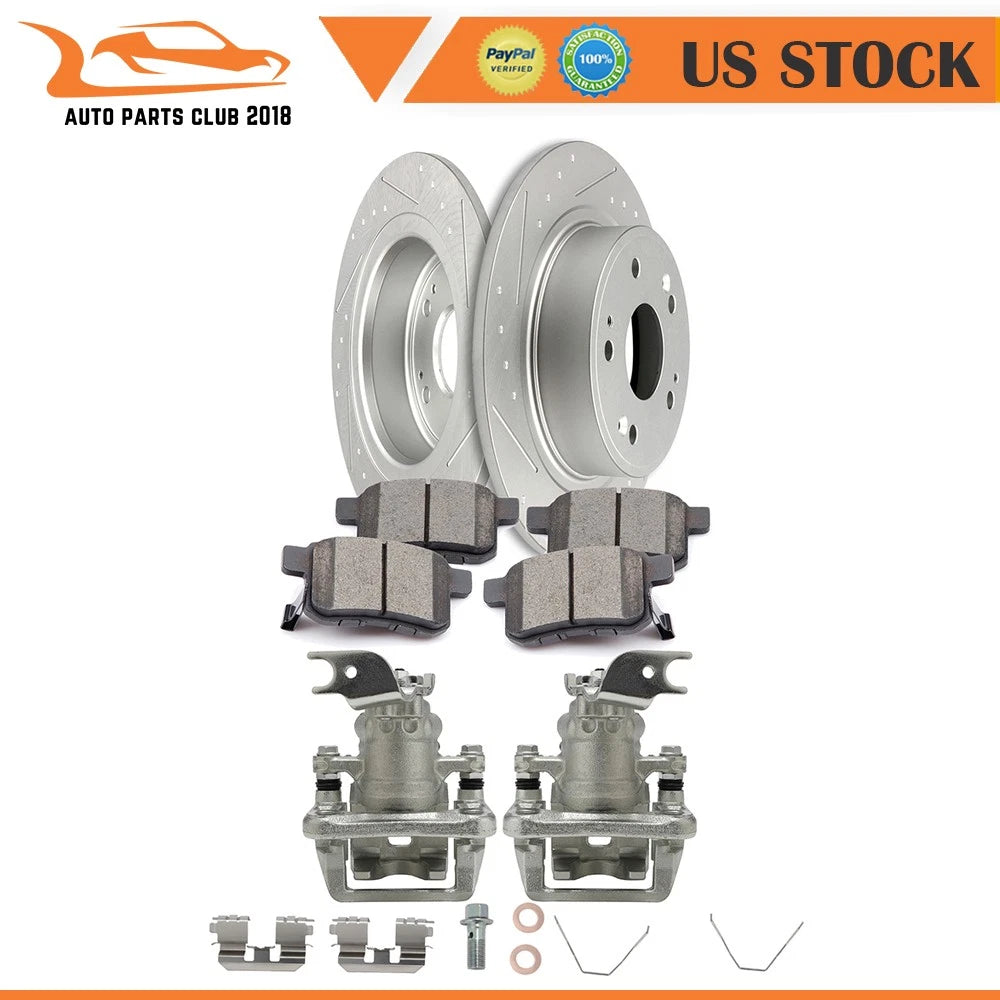 Brake Calipers & Rotors & Ceramic Pads for Honda Accord (2008–2012)