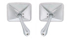 Outside Rearview Door Mirrors Chrome Pair for 1970–1972 Chevy Truck
