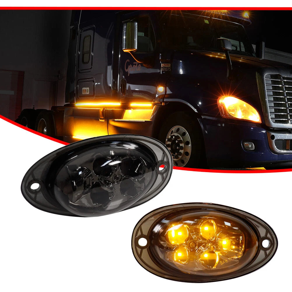 LED Side Marker Turn Signal Light for Freightliner Cascadia (2008–2017)