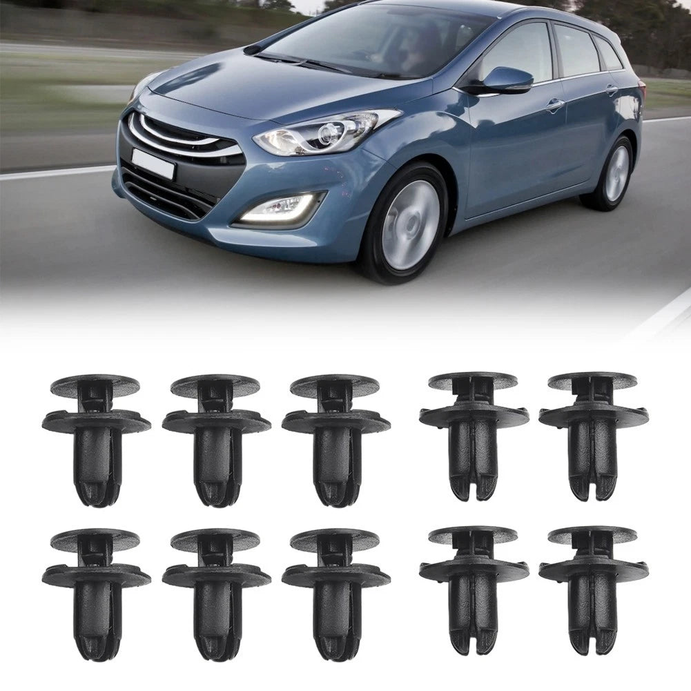 10 Pcs Front Bumper Push Clips Rivets for Hyundai I30 (2017–2023) 1420608250B