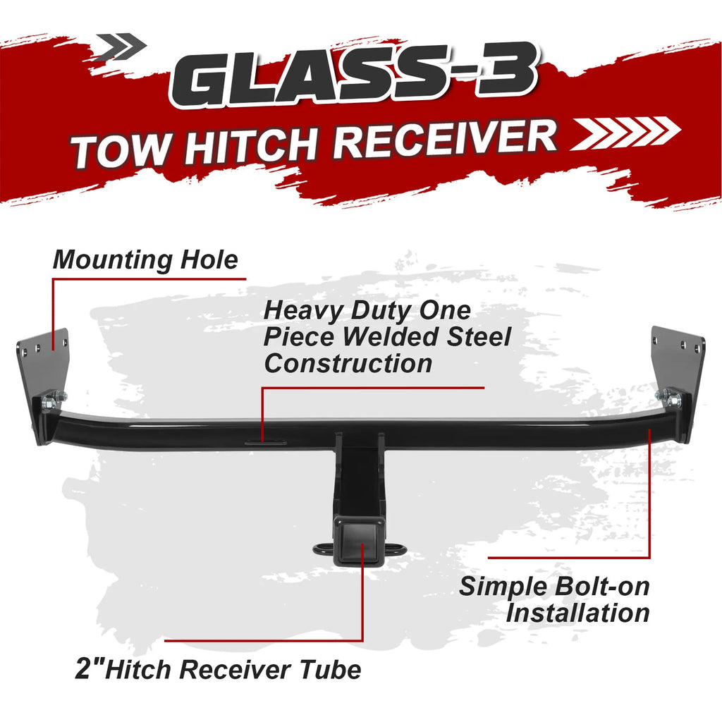 Class 3 Trailer Tow Hitch 2" Receiver for Mitsubishi Outlander (2022–2026)