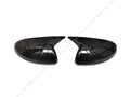 Add-on Horn Style Side Mirror Cover Caps for Nissan Sentra (2024–2024) Glossy Black