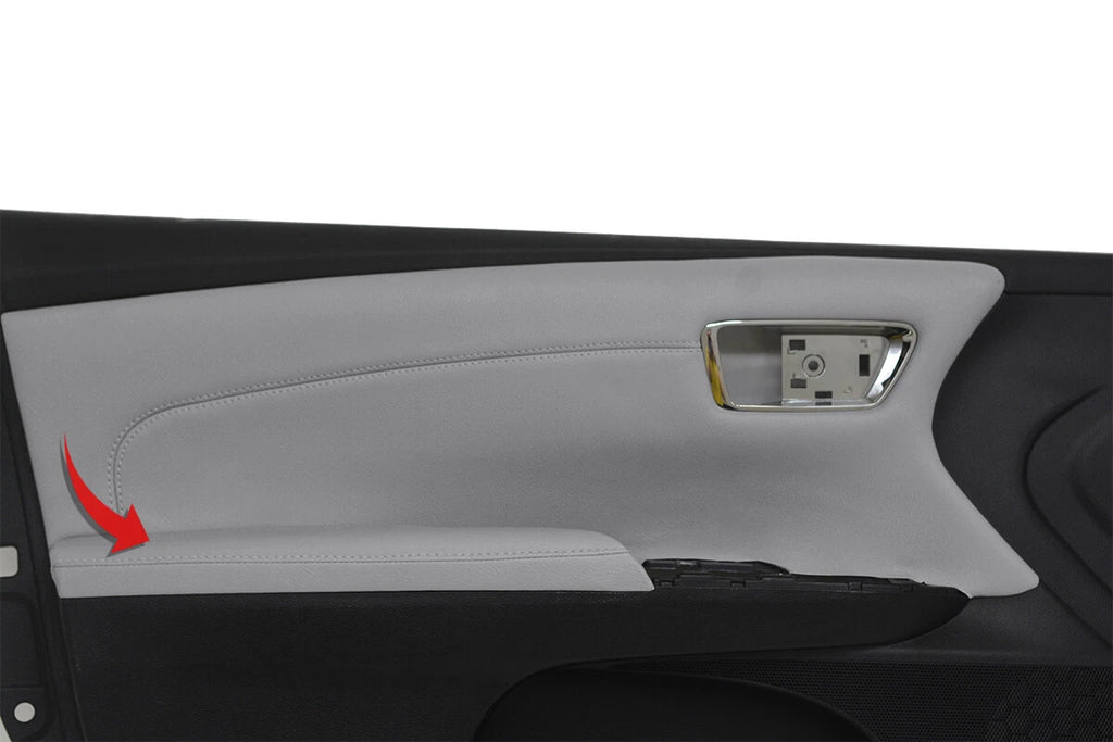 Leather Armrest Door Panel Cover for Toyota Avalon (2013–2018) Gray