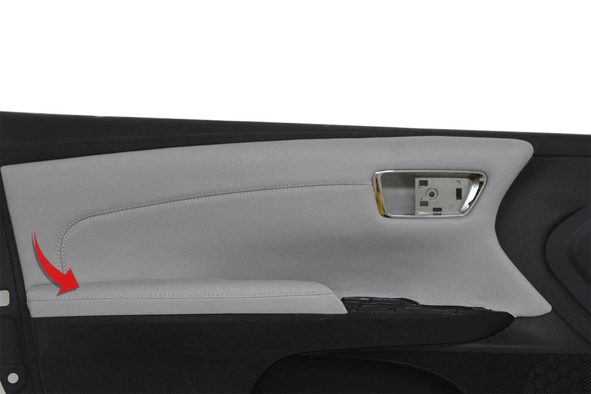 Leather Armrest Door Panel Cover for Toyota Avalon (2013–2018) Gray