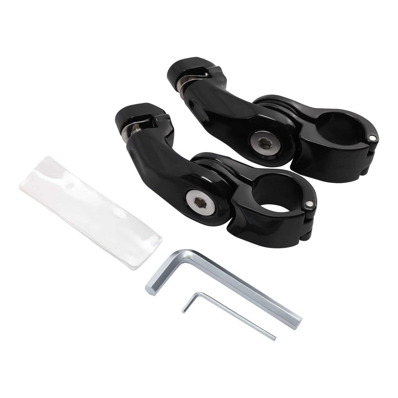 1-1/4" Short Angled Footpeg Pegs for Harley (Fit Engine Guard)
