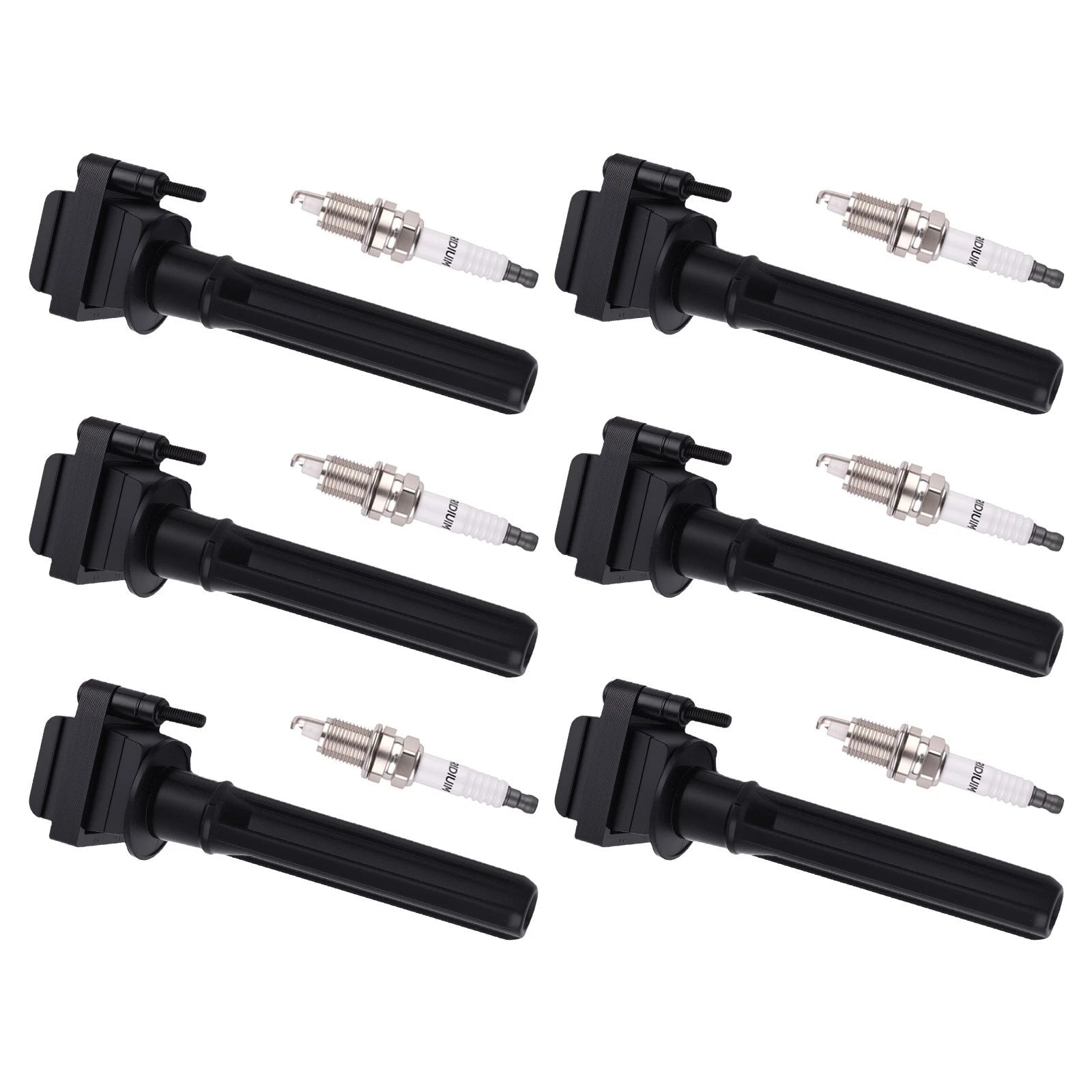 6X Ignition Coil + Spark Plug for Chrysler 300/300M/Concorde 3.5L V6 (1999–2005)