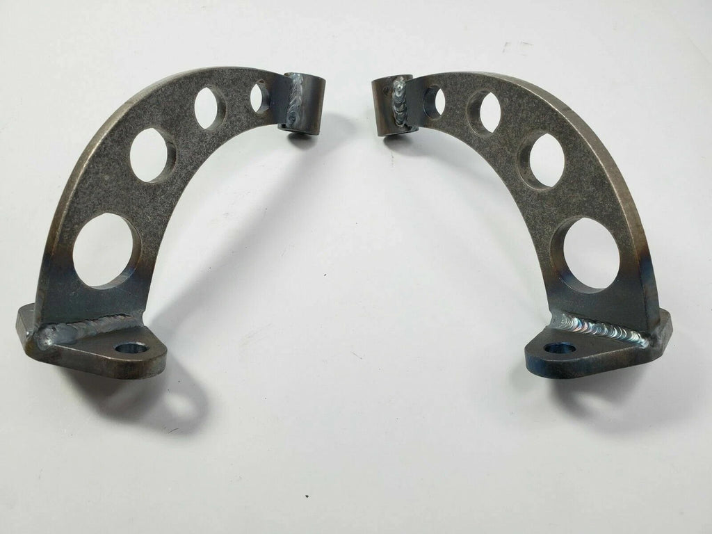 Headlight Stands with Black Dietz Buckets for Custom Steel Frame Mount (Pair)