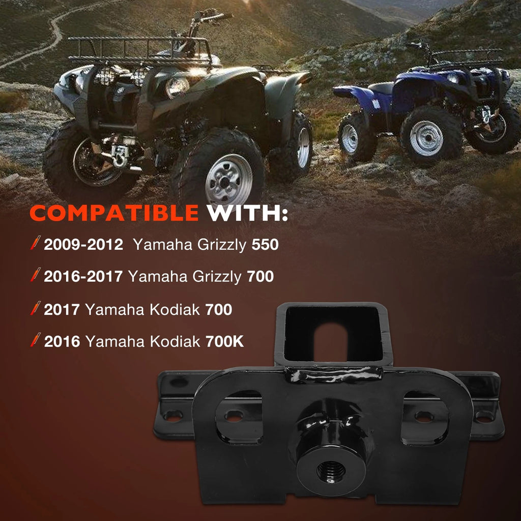 2" Rear ATV Receiver Hitch Adapter for Yamaha Grizzly Kodiak (2007-2023)