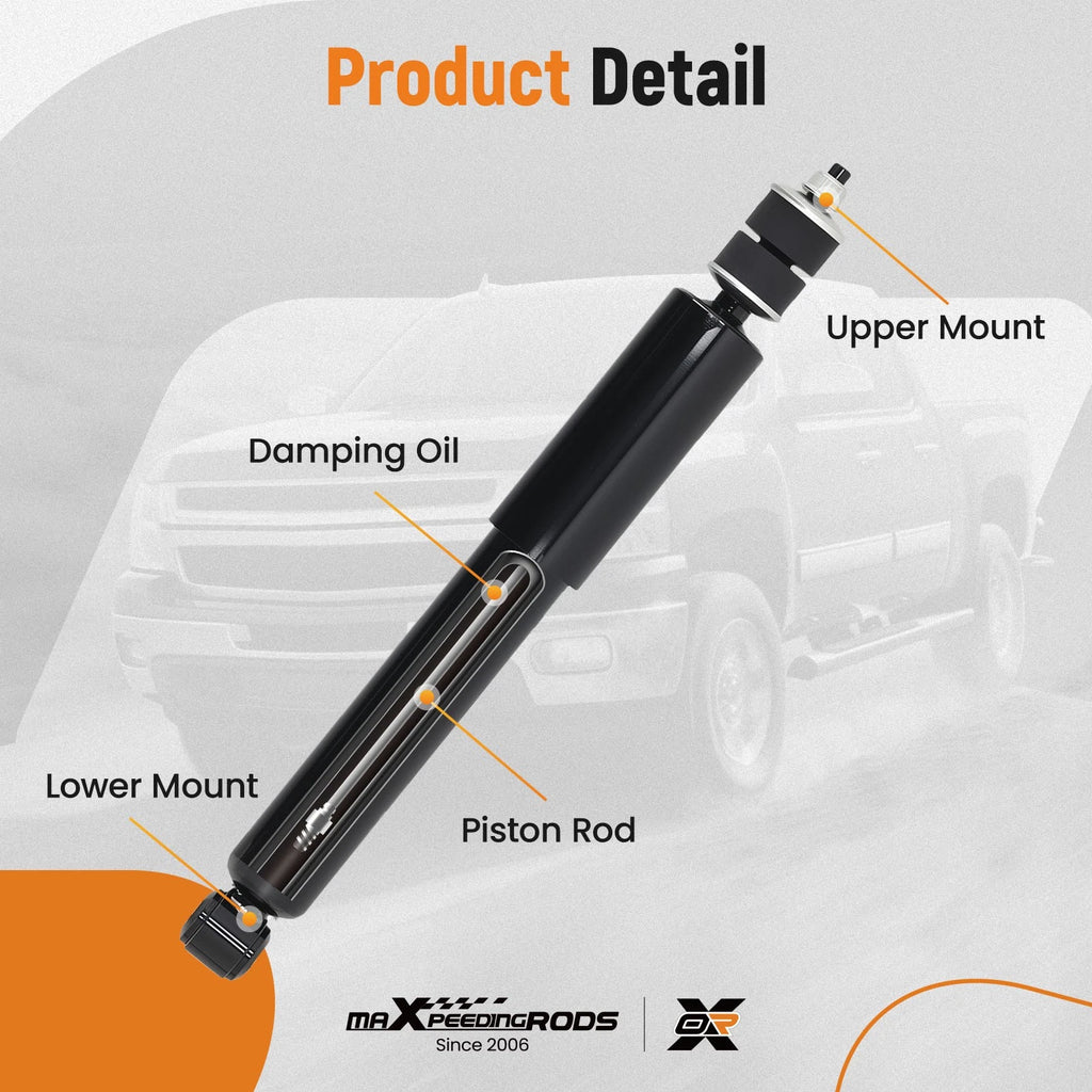 Set of 2 Suspension Shock Struts for Ford F-250 Super Duty (2005–2016)
