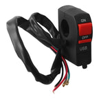 12V Waterproof Charger Switch for Motorcycles and ATVs (USB Output)