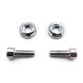 2Pcs Chrome License Plate Bolts Screws for Motorcycle Car