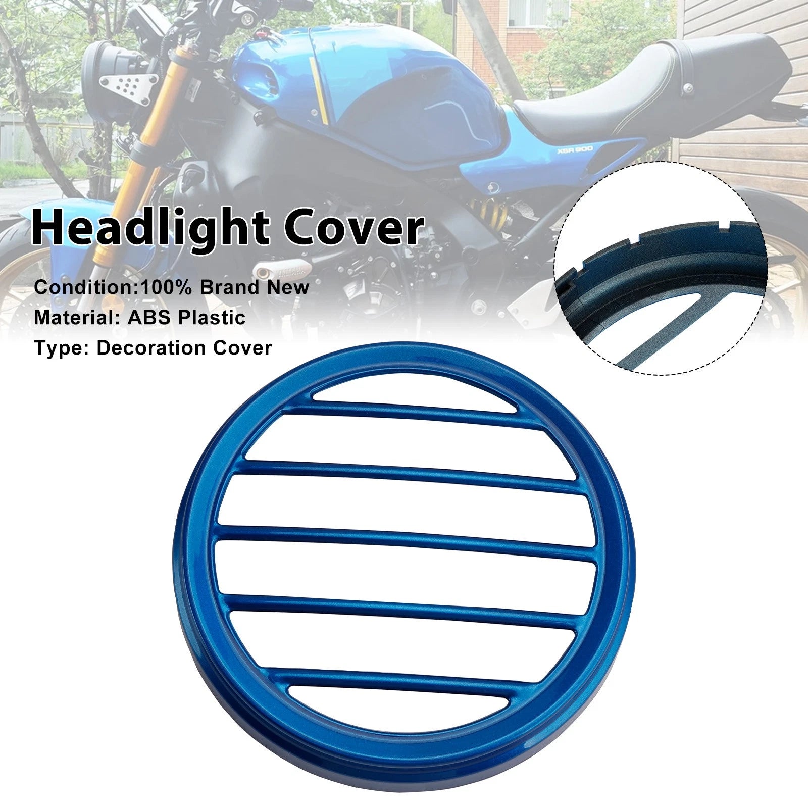 Front Nose Headlight Cover Fairing for Yamaha XSR900 (2022–2025) Blue