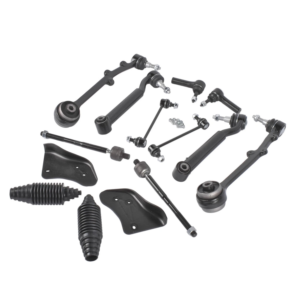 12x Front Lower Control Arm Sway Bar Tie Rods for Ford Mustang (2015–2019)
