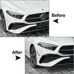 Front Bumper Side Spoilers for Benz A Class W177 A180 A200 (2023-2024)