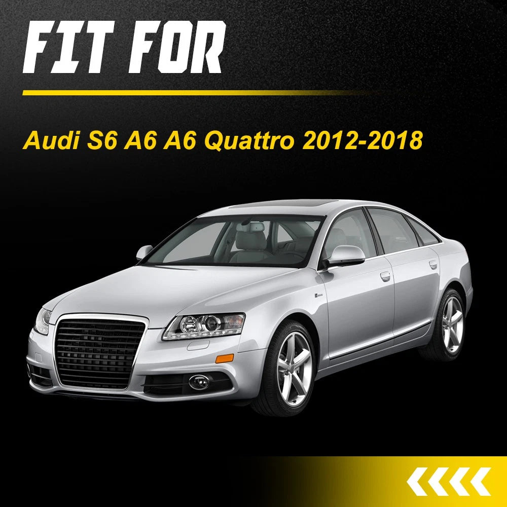 2X Black Bumper Retainers for Audi S6 A6 Quattro (2012-2018)