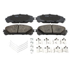 DuraGo Front Rotors & TRW Pro Ceramic Disc Brake Pads Kit for Highlander Sienna (2014–2020)