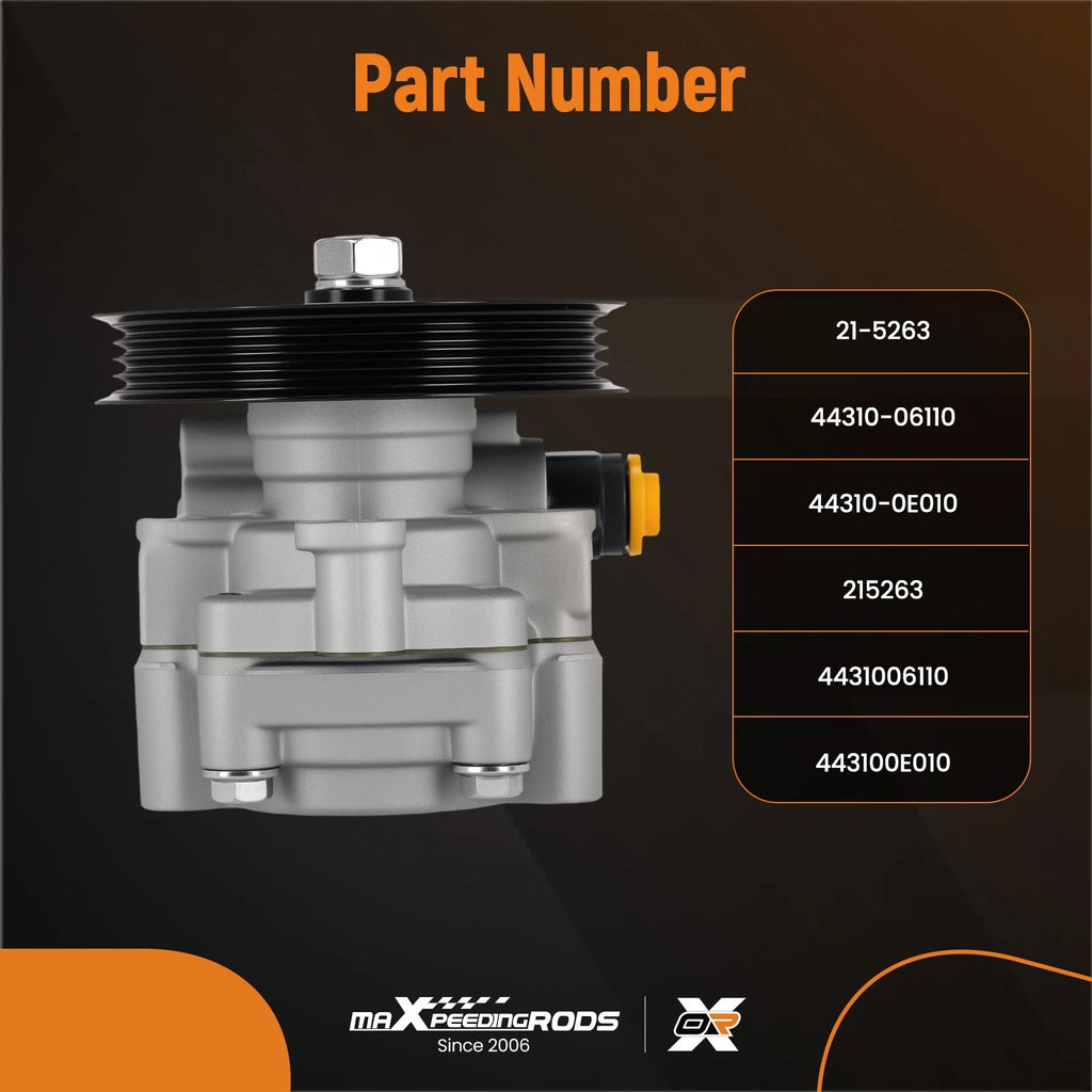 Power Steering Pump for Toyota Camry V6 3.0L (2002–2003) Lexus RX330 21-5263