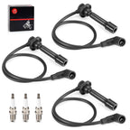 2x Spark plug & Cap Wire for Mule PRO-FX/FXR/FXT