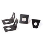 Set of 4 Seat Belt Mounting 90 Degree Angle Brackets for Universal Fit