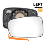 Heated Left Side Mirror Glass for Hyundai Sonata (2011–2014)