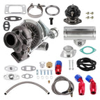 T04e Turbocharger Internal Wastegate .63 A/R Oil Return Feed Line Kit for
