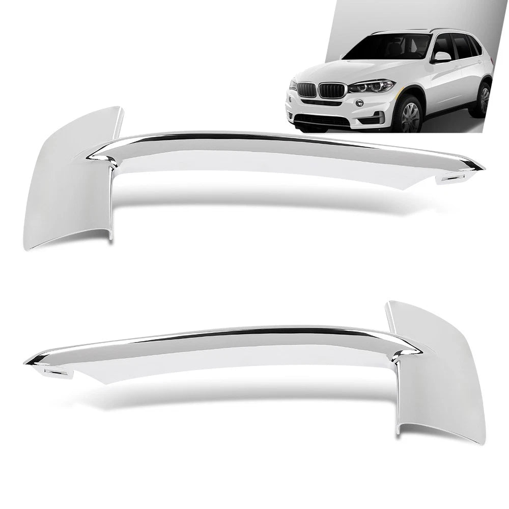 Set of 2 Front Bumper Trim Molding for BMW X5 (2014–2018)
