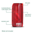 Rear Tail Lights Assembly for Ford F150 F-250 F-350 Bronco (1990–1996)