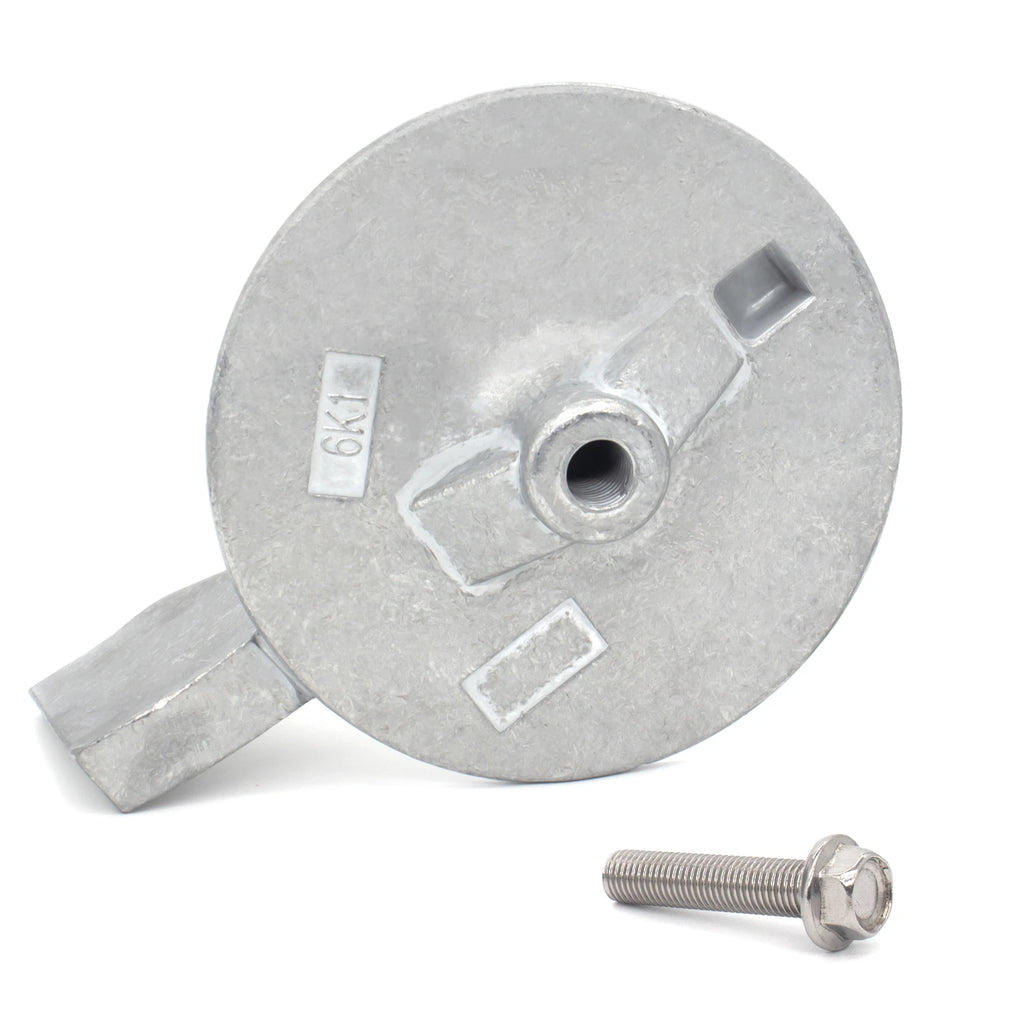 Trim Tab Anode with Bolt for Yamaha 150 200 HP Outboard (6K1-45371-01)