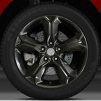 19x7 Factory Wheel (Hyper Dark Smoked Silver Full Face Bright) for Dodge Journey