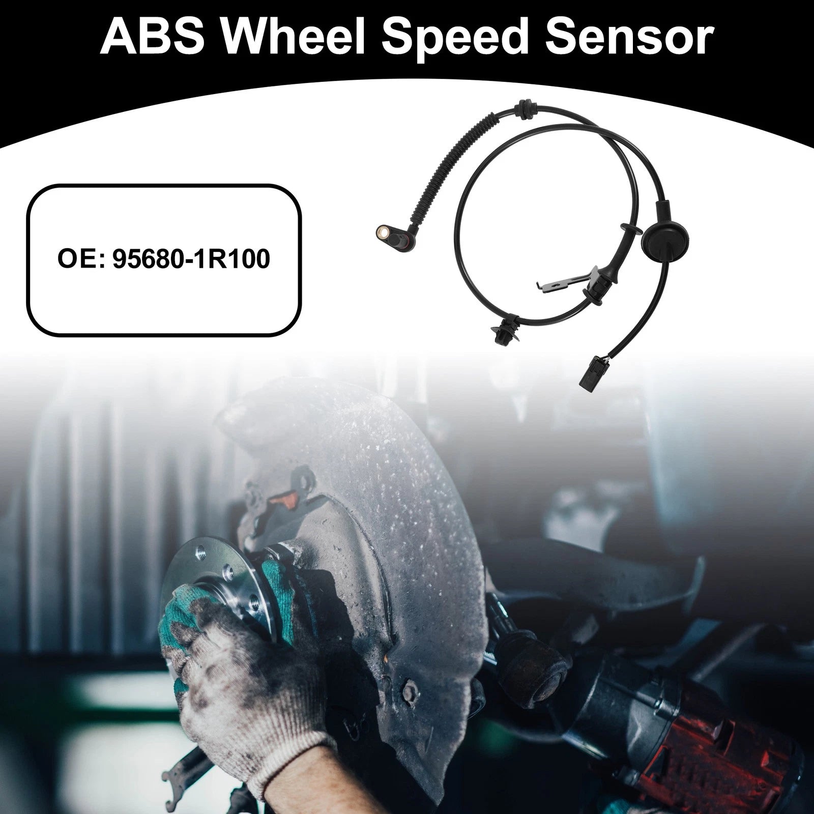 ABS Wheel Speed Sensor No. 95680-1R100 for Hyundai Accent (2013–2017)