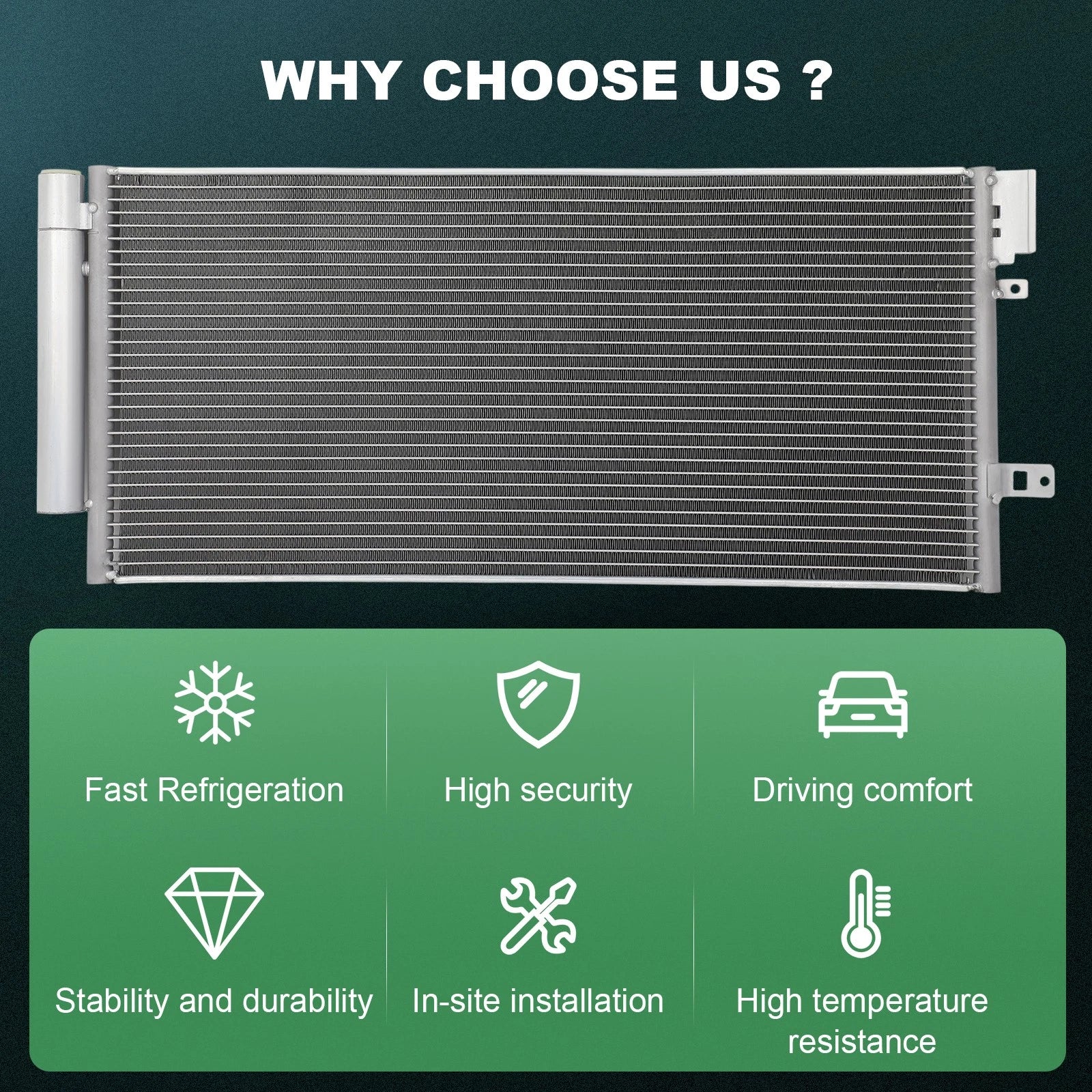 Aluminum AC Condenser for Chevrolet Sonic (2012–2020)