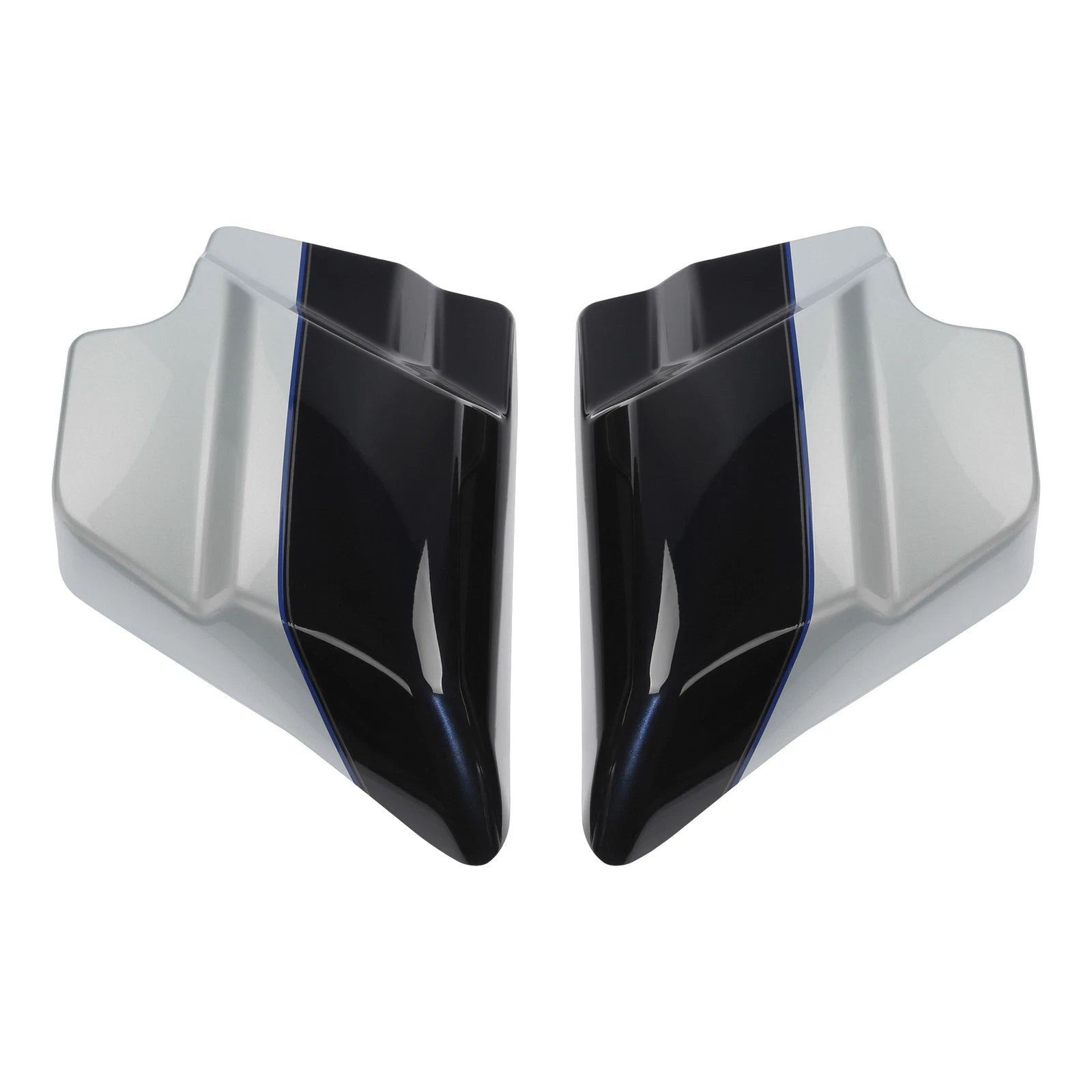 Side Cover for Harley Street Road Glide (2009–2023) Midnight Blue/Barracuda Silver