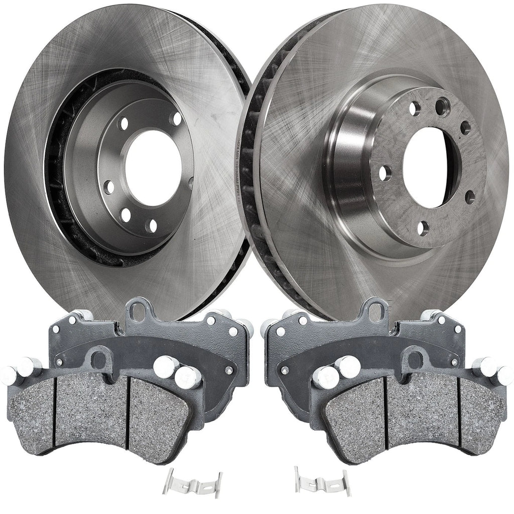 Brake Disc Rotors and Pads Kit for VW Porsche Cayenne (2003–2010)