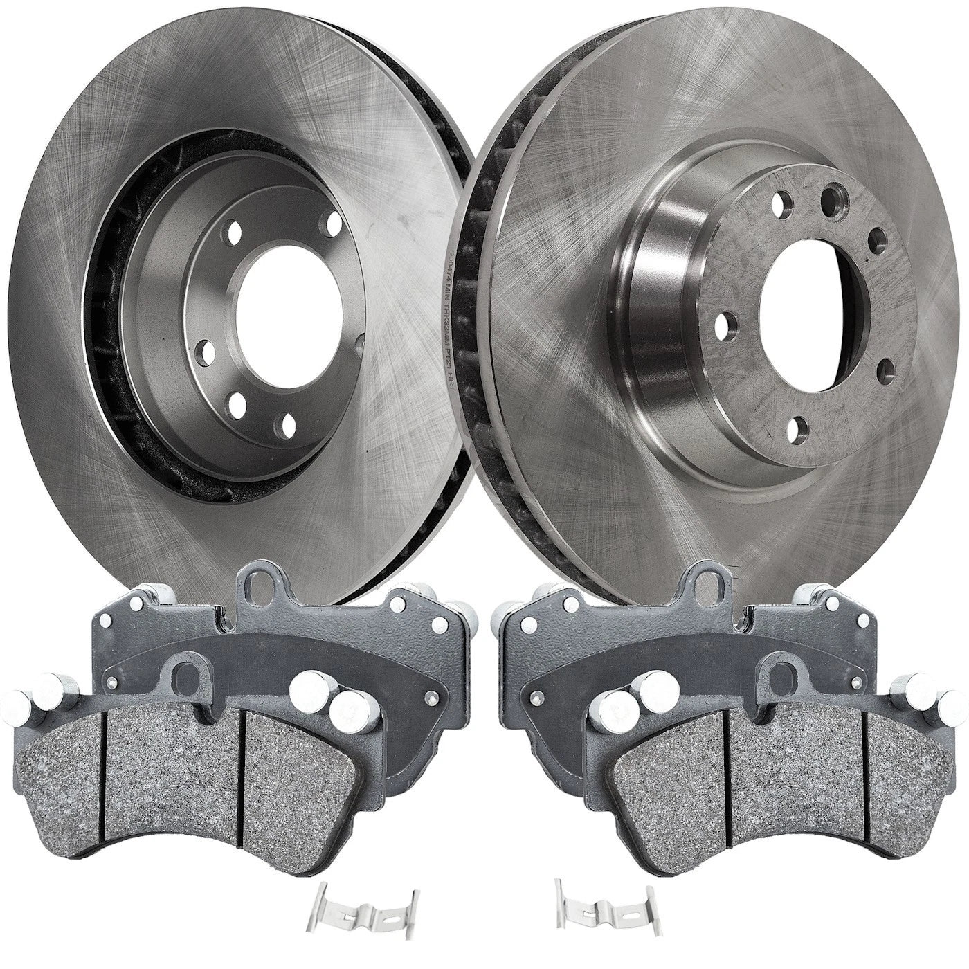 Brake Disc Rotors and Pads Kit for VW Porsche Cayenne (2003–2010)