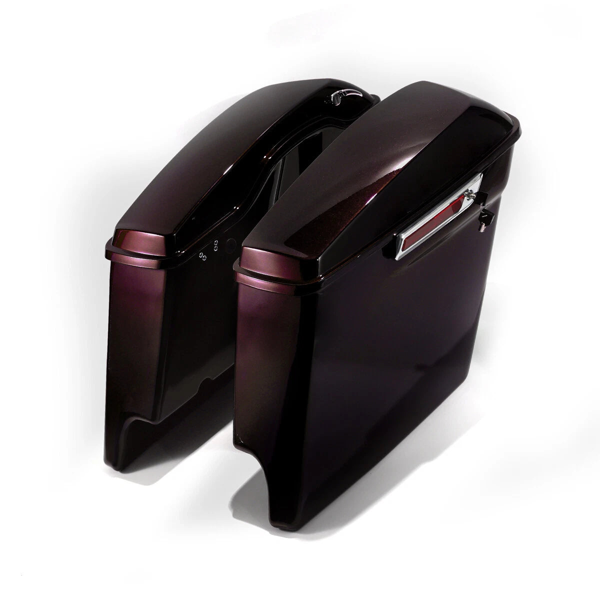 Chameleon Stretched Extended Saddle Bags for Harley Touring Road Glide (2014–2024)