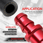 AN8 90 Degree Swivel Oil/Fuel Line Hose End Push-On Male Fitting