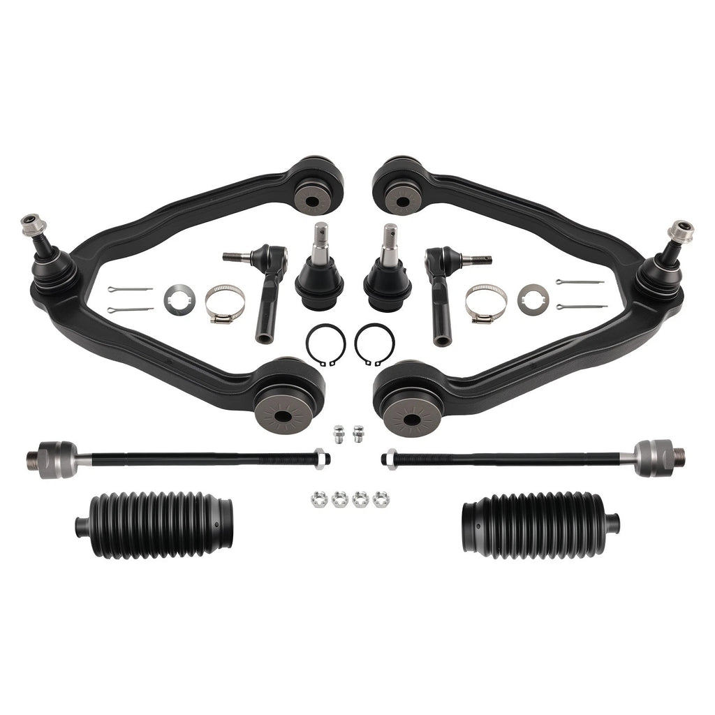 Front Upper Control Arm with Ball Joint & Tie Rod Assembly for Chevy Express 2500 (2015–2017)