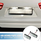 2X White 3528SMD LED License Plate Light 26510-9Y00A for Nissan Altima (2016–2018)