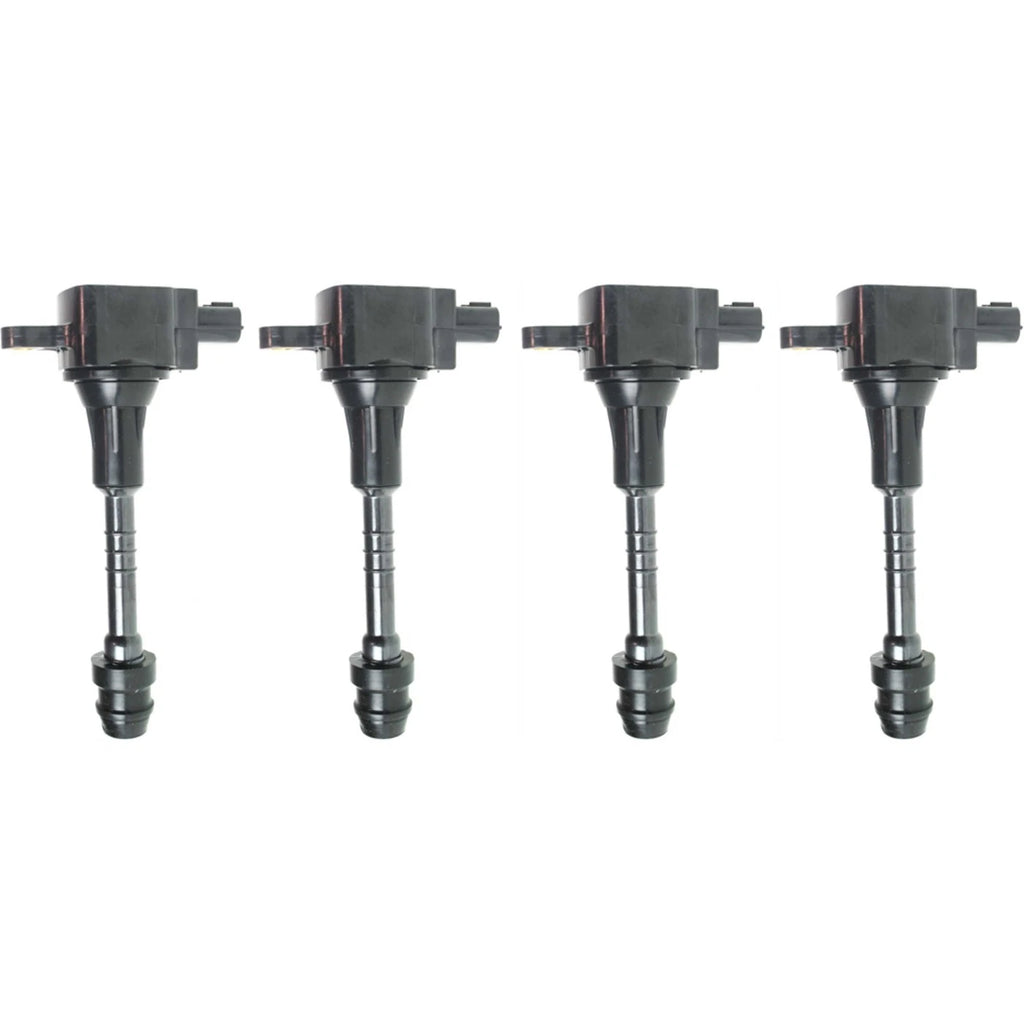 Ignition Coil Set of 4 for Nissan Sentra (2002–2006) 1.8L Engine