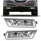 Pair Front Bumper Fog Lights for Acura MDX (2010–2013)