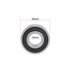 Set of 6 Ball Bearings 15x35x14mm Double Sealed Chrome Steel for Various Models
