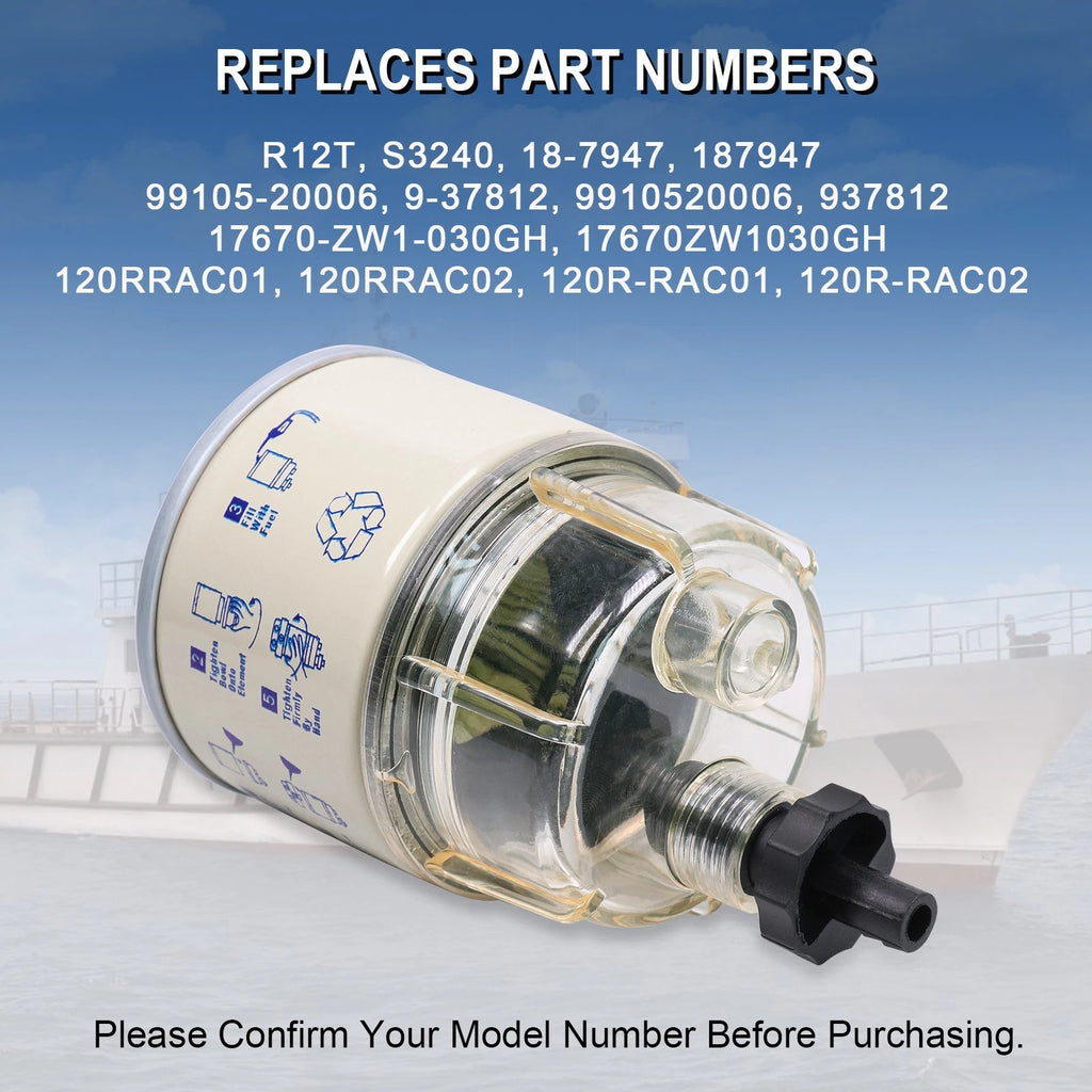 Fuel Filter Water Separator for R12T