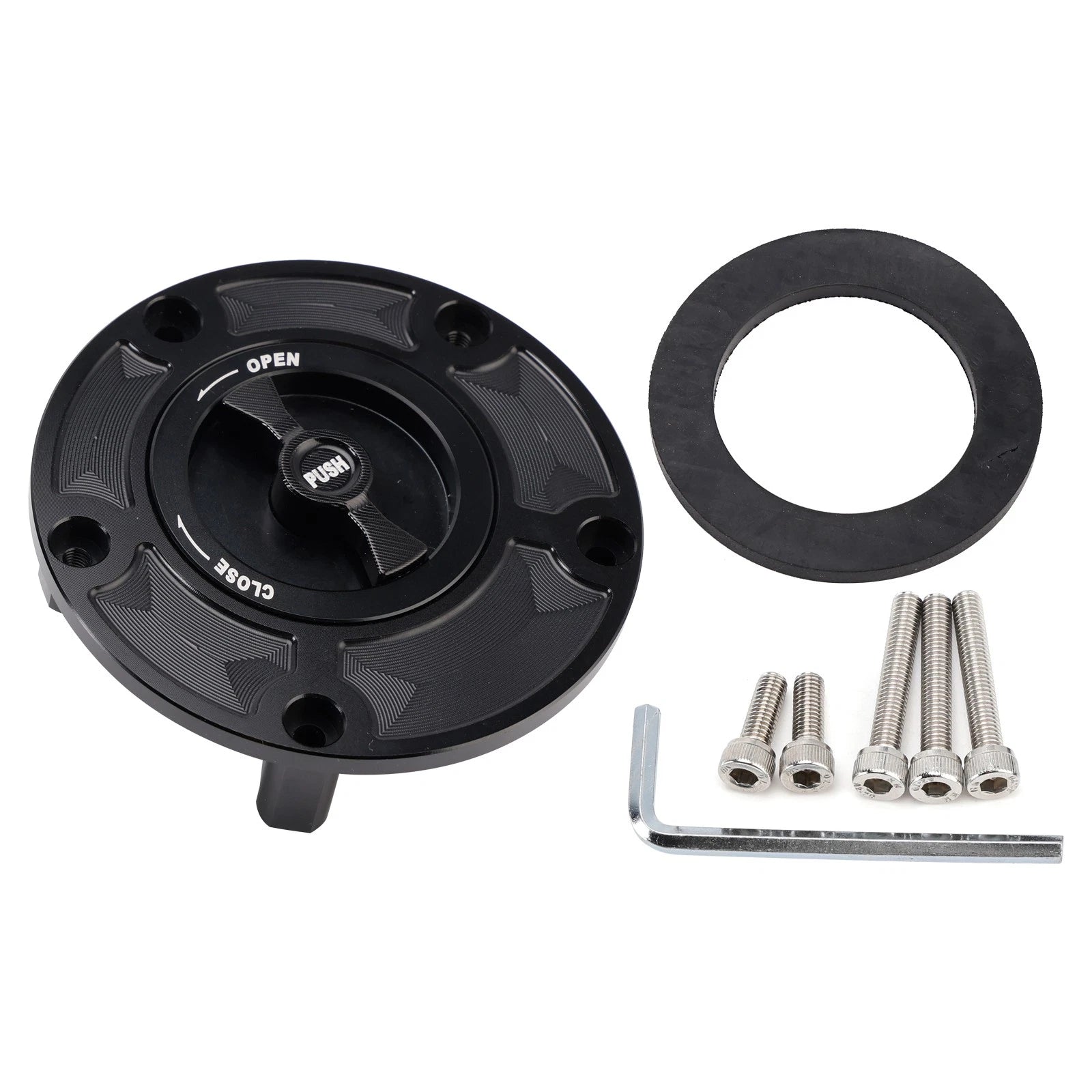 CNC 102mm Keyless Fuel Gas Cap for QJMOTOR RRQ600 R550 R400 R350 R250 SRK 600