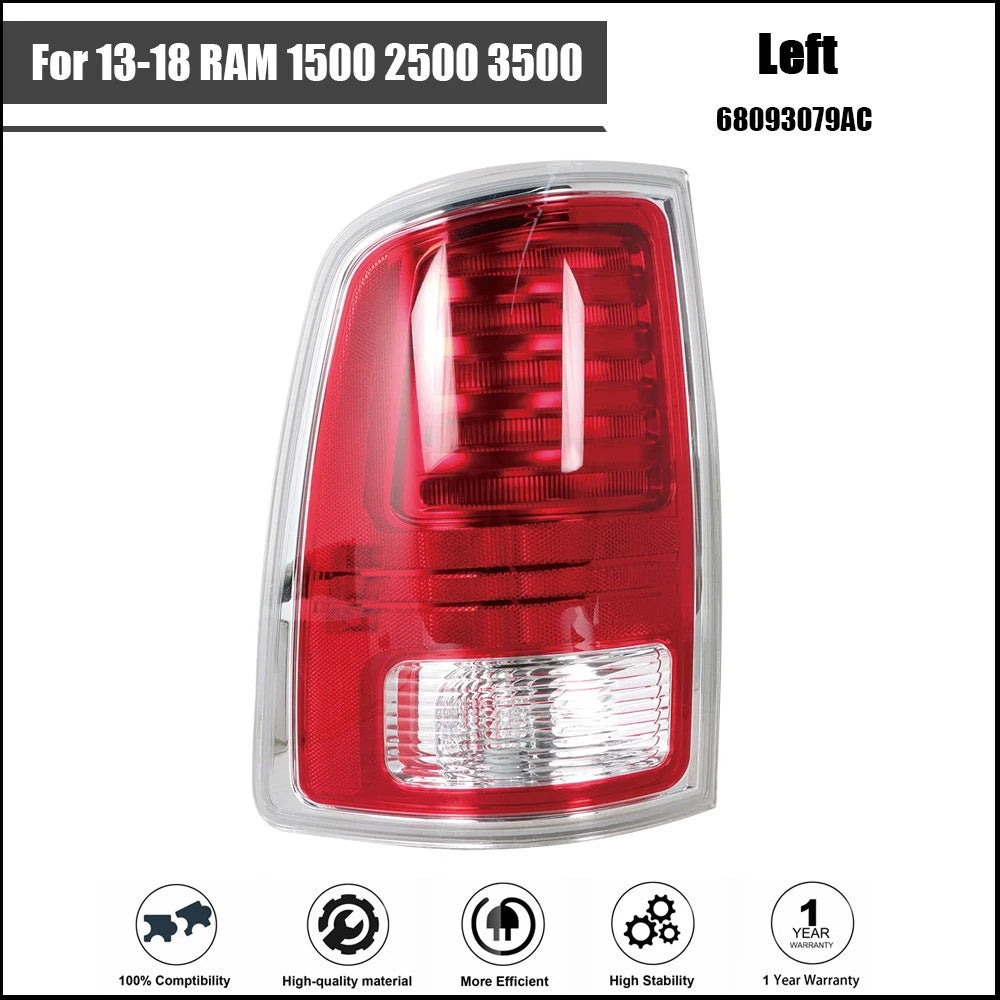 Tail Light Assembly Set for RAM 1500 2500 3500 (2013â2018) Left Rear