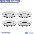 Set of 4 Chrome Wheel Center Hub Caps for Ford Expedition (1999–2000)